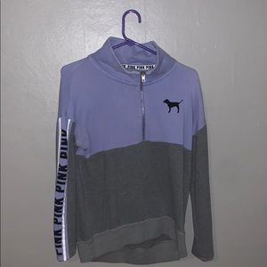 PINK 1/2 zip